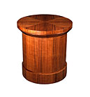 Figured Koa End Table